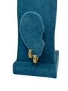 14K Gold Renk Burçak Model VIP Minik Küpe (1 CM)