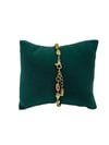 14K Gold Renk Burgu Model VIP Bileklik (17+2 cm)