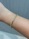 14K Gold Renk Çekirdek Model VIP Bileklik (17+2 cm)