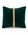 14K Gold Renk Etnik Desen Taşlı VIP Bileklik (17+2 cm)