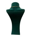 14K Gold Renk Göz Figürlü İtalyan Ezme VIP Kolye (62 CM)
