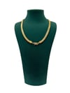 14K Gold Renk Hasır Kuyumcu Model Gurmet VIP Kolye (45 CM)