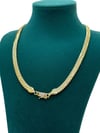 14K Gold Renk Hasır Kuyumcu Model Gurmet VIP Kolye (45 CM)