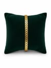 14K Gold Renk İnce Yılan Desen VIP Bileklik (17+2 cm)