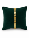 14K Gold Renk İnce Yılan Desen VIP Bileklik (17+2 cm)