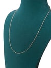 14K Gold Renk İncecik Pullu VIP Zincir (45 CM)