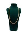 14K Gold Renk Lux Ezme VIP Kolye (56 CM)