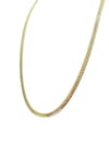 14K Gold Renk Lux Ezme VIP Kolye (56 CM)