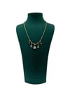 14K Gold Renk Nazar Charmlı VIP Kolye (40+5 CM)