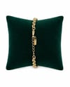 14K Gold Renk Nazar Toplu VIP Zincir Bileklik (17+2 cm)