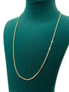 14K Gold Renk Orta Boy Mini Ezme VIP Kolye (50 CM)