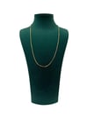 14K Gold Renk Orta Boy Mini Ezme VIP Kolye (50 CM)
