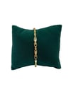 14K Gold Renk Oval Taşlı Basic VIP Bileklik (17+2 cm)