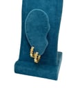 14K Gold Renk Petek Model VIP Mini Küpe (1,5 CM)