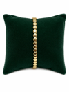 14K Gold Renk Petek VIP Kelepçe Bileklik (19 cm)