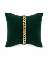 14K Gold Renk Plakalı Orta Boy Gurmet VIP Bileklik (17+2 cm)