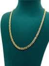 14K Gold Renk Premium İç İçe Zincir VIP Kolye (44 CM)