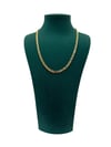 14K Gold Renk Premium İç İçe Zincir VIP Kolye (44 CM)