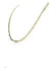 14K Gold Renk Pul Detaylı VIP Kolye (45+5 CM)
