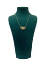 14K Gold Renk Yelpaze Model VIP Zincir Kolye (40+5 CM)