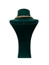 14K Gold Renk Yılan Dokulu VIP Kolye (40+3 CM)