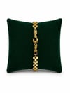 14K Gold Sade Yılan Desen VIP Bileklik (17+2 cm)