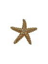 Gold Taşlı Deniz Yıldızı Broş (5,5x5,5 cm)