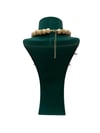 Krem Renk Kırmızı Mercanlı Boncuk Kolye (50+5 CM)