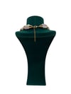 Lila ve Uçuk Pembe Renk Boncuklu İkili Kolye (46+5 CM)