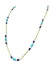 Mavi Gold Premium Kalite Mineli VIP Kolye (50 CM)