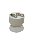 Pırlanta Çerçeve Gümüş Renk Messy Küpe (2,5 CM)