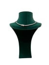 Premium Zirkon Taşlı 3 mm Su Yolu Kolye 45 CM