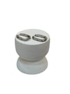 Silver Renk Dikdörtgen Mineli VIP Küpe (2 CM)