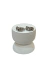 Silver Renk Ortası Dorikalı VIP Mini Halka Küpe (1 CM)