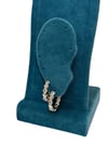 Silver Renk VIP Mini Ezme Taşlı Küpe (2 CM)