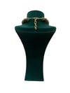 Su Yeşili Gold Halka Detaylı Kolye (42+5 CM)