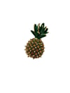 Taşlı Ananas Broş (5x3 cm)
