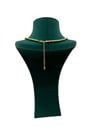 VIP Dorika Zincir Kolye – 14K Gold Renk (45 CM+5 CM)