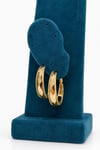VIP Zikzak Desen Gold Küpe