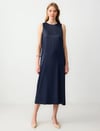 Saten Midi Elbise
