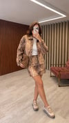 Bambi Desen Fermuarlı Ceket
