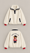 Baskılı Peluş Sweatshirt
