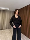 Fırfırlı Şifon Bluz