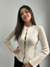 Fitilli Düğmeli Body