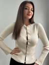 Fitilli Düğmeli Body