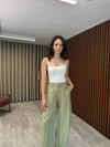 Karol Marka Tensel Pantolon (Yeşil-Lacivert)