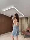 Kemerli Tensel Denim Karışım Kot Şort 