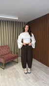 Kolları Volanlı Basic Bluz