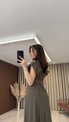 Önü Düğmeli Tensel Elbise