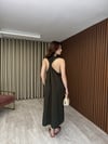Orjinal Marka Keten Elbise (Yeşil)